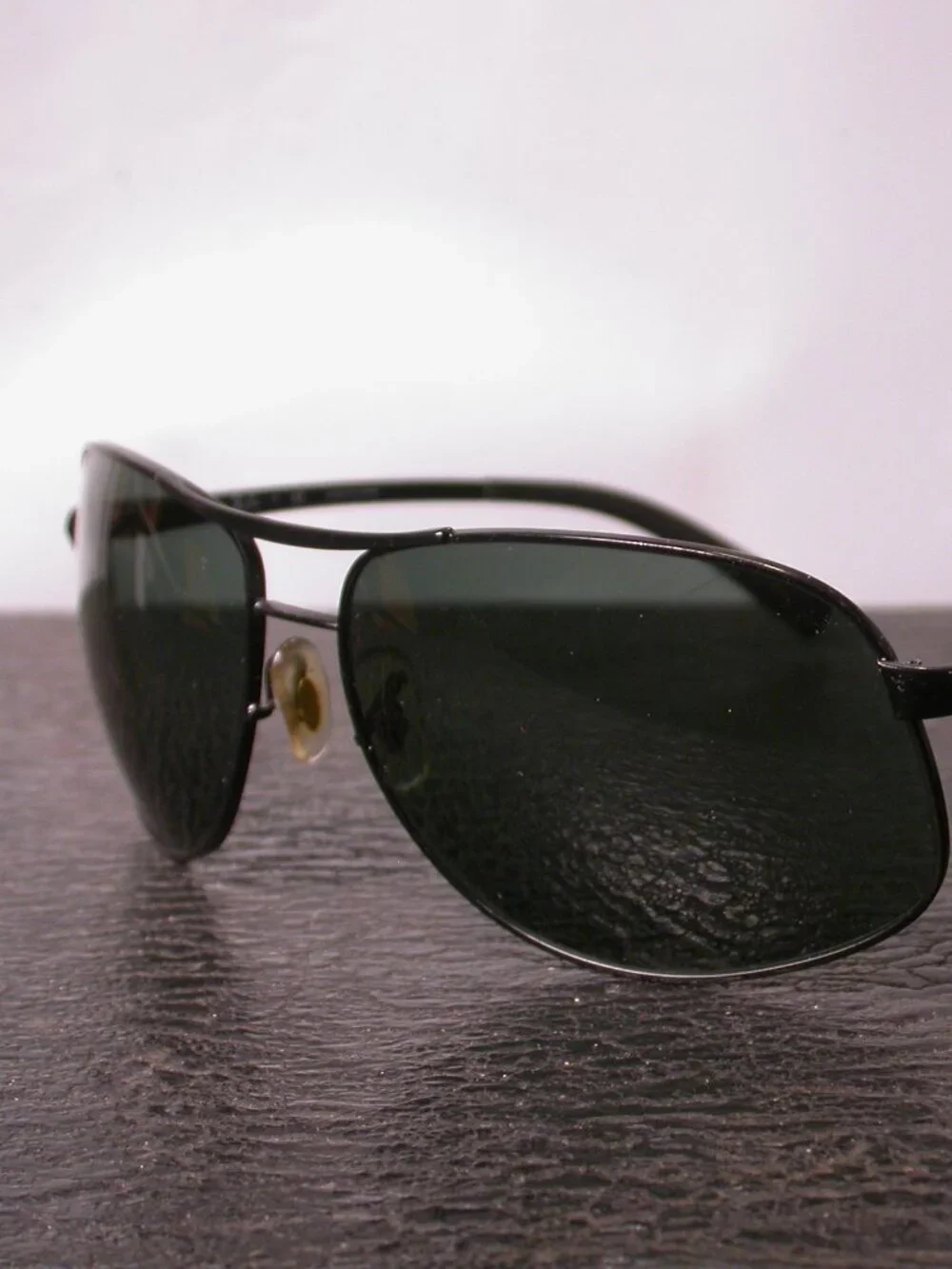 Ray Ban Sporty Black Metal Aviator Wrap RB3387 Sunglasses FRAME ONLY